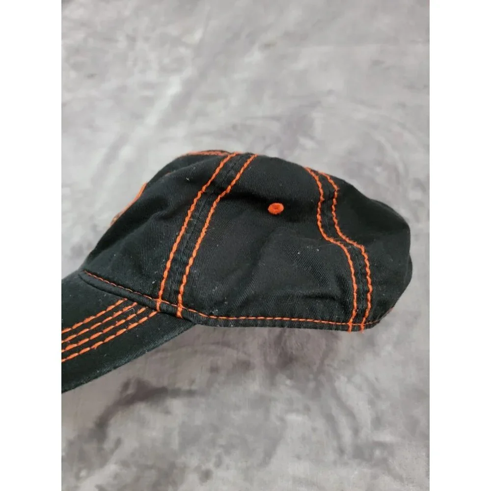 Disney‎ Animal Kingdom Parks Black  Stitch Baseball Hat Cap Adjustable